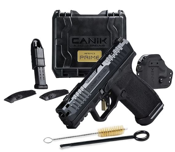 Canik Mete MC9 Prime 9MM 17+1 2 Mags Black Nitride Finish 3.64" Barrel 6.73" Overall 2